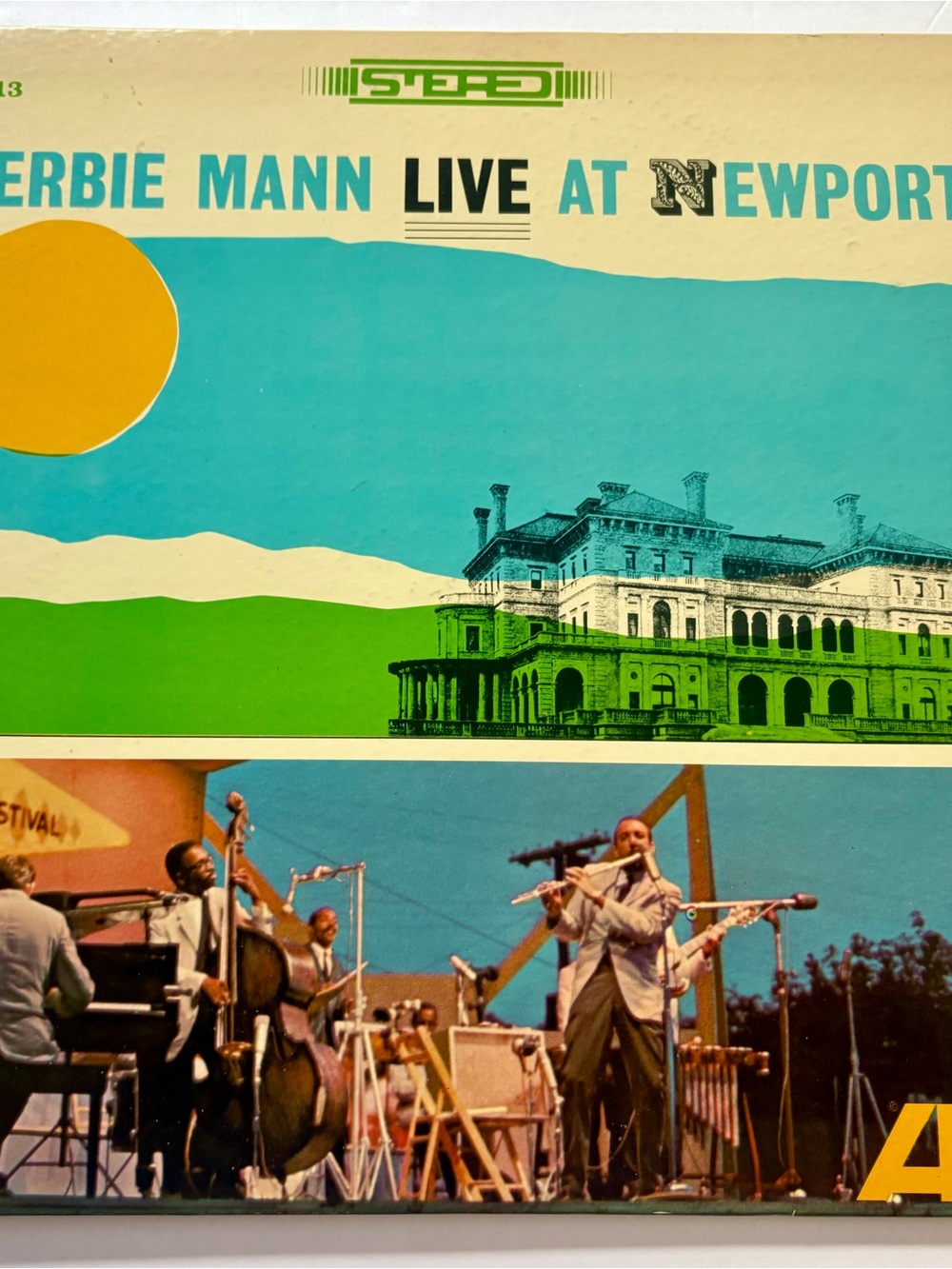 Herbie Mann Live At Newport 1963 Jazz Vinyl LP Atlantic SD 1413 VG+ VG+